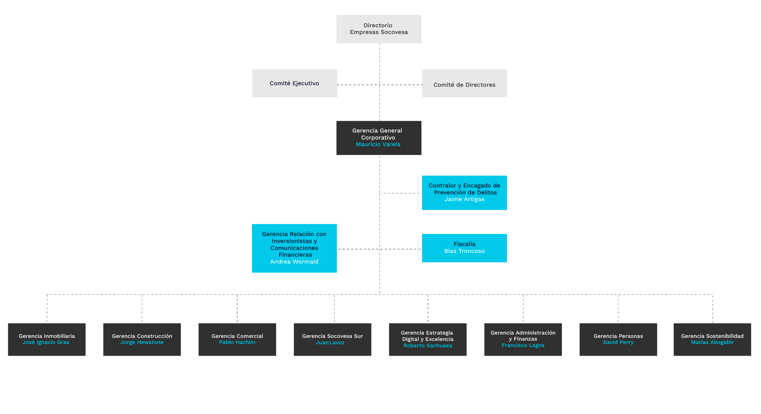 Imagen de Organigrama gerencial